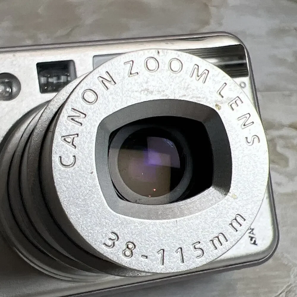 Canon Sure Shot 115u Date 35mm Film Camera Tested Working NO FILM or BATTERIES